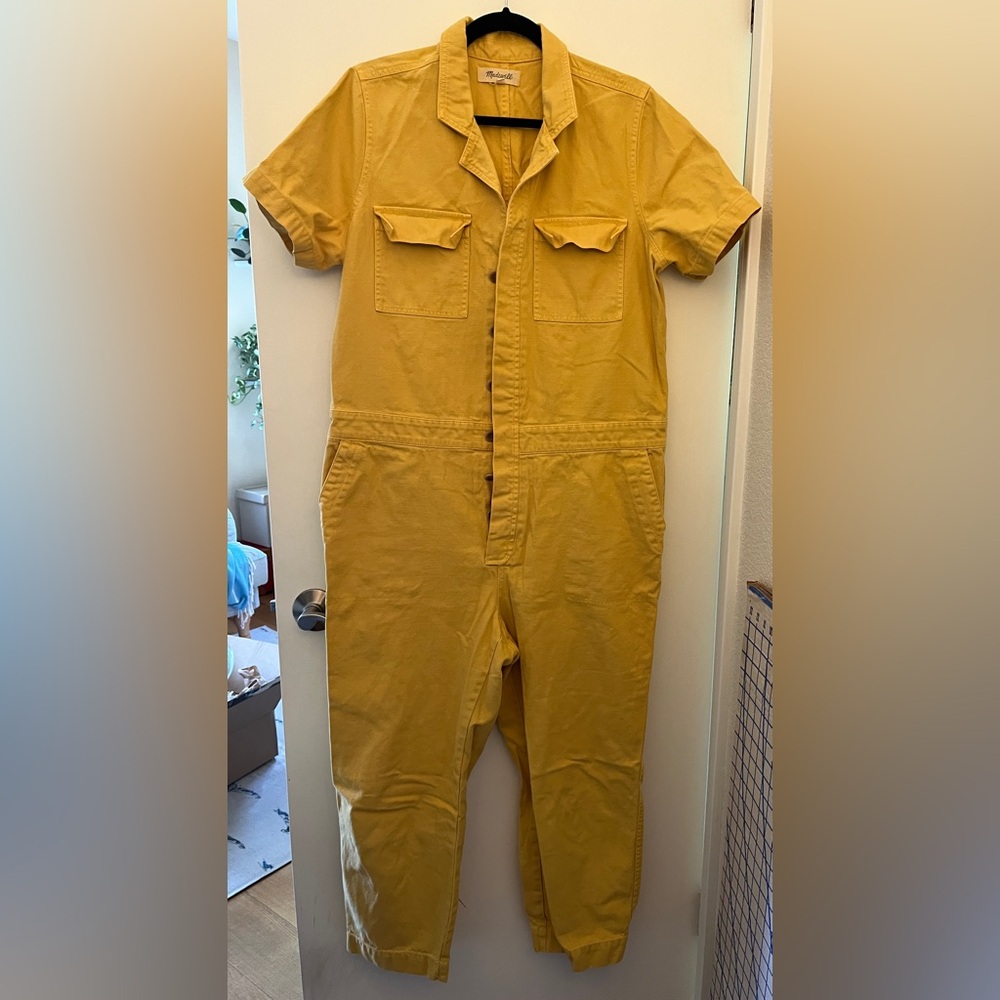 Madewell Short sleeve coveralls, size XL